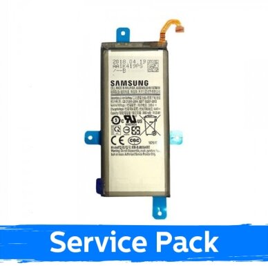 Akumuliatorius skirtas Samsung A600 A6 2018 / J600 J6 2018 EB-BJ800ABE (Service Pack) Akumuliatorius skirtas Samsung A600 A6 2018 / J600 J6 2018 EB-BJ800ABE (Service Pack)
