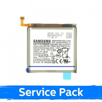 Akumuliatorius skirtas Samsung A805F A80 2019 EB-BA905ABU (Service Pack) Akumuliatorius skirtas Samsung A805F A80 2019 EB-BA905ABU (Service Pack)