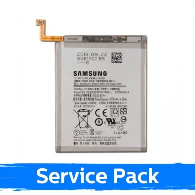 Akumuliatorius skirtas Samsung N975 Note 10 Plus EB-BN973ABE (Service Pack) Akumuliatorius skirtas Samsung N975 Note 10 Plus EB-BN973ABE (Service Pack)