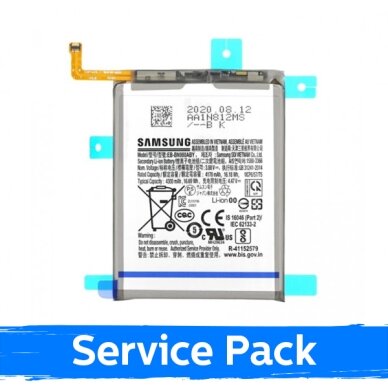 Akumuliatorius skirtas Samsung N980F Note 20 EB-BN980ABY (Service Pack) Akumuliatorius skirtas Samsung N980F Note 20 EB-BN980ABY (Service Pack)