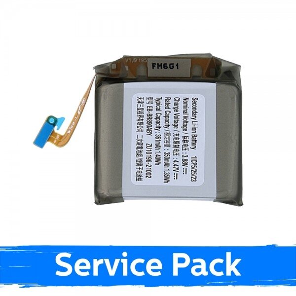 Akumuliatorius skirtas Samsung R890 Watch 4 Classic 46mm EB-BR890ABY (Service Pack) Akumuliatorius skirtas Samsung R890 Watch 4 Classic 46mm EB-BR890ABY (Service Pack)