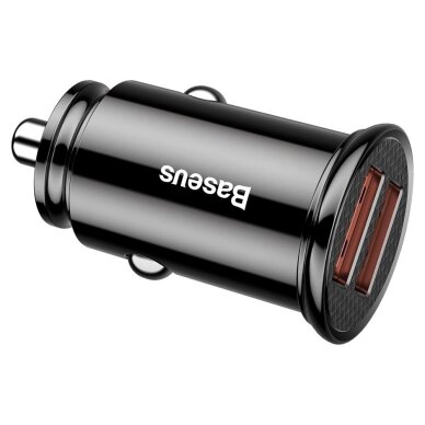 Automobilinis įkroviklis Baseus"CCALL-YD01" juodas 30W (2xQC3.0) Automobilinis įkroviklis Baseus"CCALL-YD01" juodas 30W (2xQC3.0)