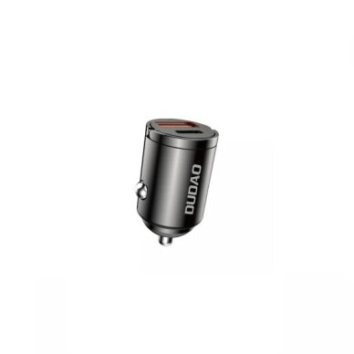 Automobilinis įkroviklis Dudao "R3MAX" juodas 48W (1xPD / QC3.0) Automobilinis įkroviklis Dudao "R3MAX" juodas 48W (1xPD / QC3.0)