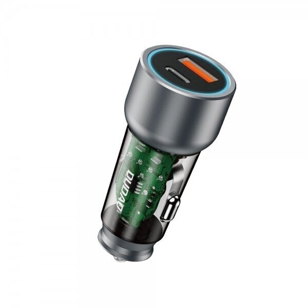 Automobilinis įkroviklis Dudao "R4T" pilkas 25W (1xPD / QC3.0) Automobilinis įkroviklis Dudao "R4T" pilkas 25W (1xPD / QC3.0)
