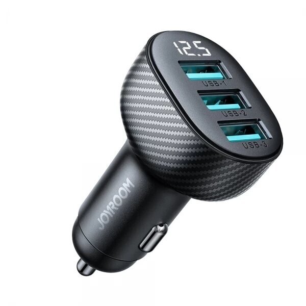 Automobilinis įkroviklis Joyroom "JR-CCD03" juodas 3.4A (3xQC3.0) Automobilinis įkroviklis Joyroom "JR-CCD03" juodas 3.4A (3xQC3.0)