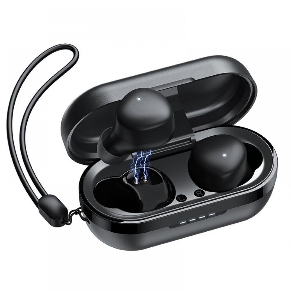 Belaidė laisvų rankų įranga Joyroom "JR-TL1 Pro" juoda (Bluetooth 5.1 / Waterproof IPX7) Belaidė laisvų rankų įranga Joyroom "JR-TL1 Pro" juoda (Bluetooth 5.1 / Waterproof IPX7)