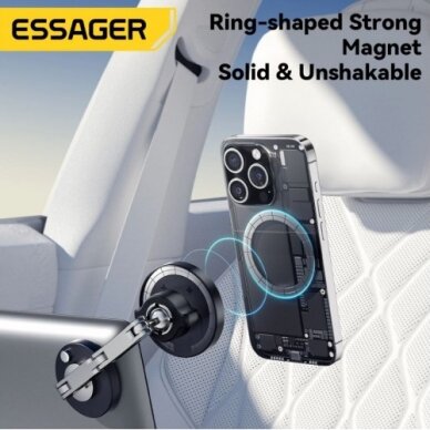 Belaidė laisvų rankų įranga Essager "E88" juoda (Bluetooth 5.3) 4