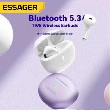Belaidė laisvų rankų įranga Essager "Shine ES-07" violetinė 1