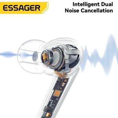 Belaidė laisvų rankų įranga Essager "Shine ES-07" violetinė 7