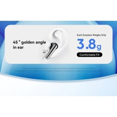 Belaidė laisvų rankų įranga Essager "TWS" balta (Double Noise Cancelling / Bluetooth 5.3) 5 Belaidė laisvų rankų įranga Essager "TWS" balta (Double Noise Cancelling / Bluetooth 5.3) 5