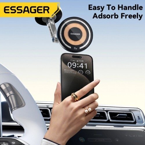 Belaidė laisvų rankų įranga Essager "E88" juoda (Bluetooth 5.3) 5