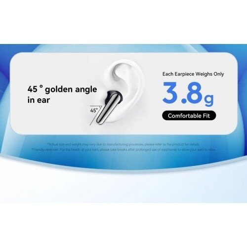Belaidė laisvų rankų įranga Essager "TWS" balta (Double Noise Cancelling / Bluetooth 5.3) 11