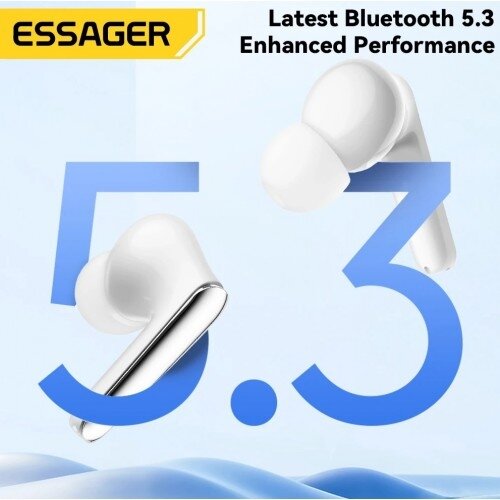 Belaidė laisvų rankų įranga Essager "TWS" juoda (Double Noise Cancelling / Bluetooth 5.3) 6