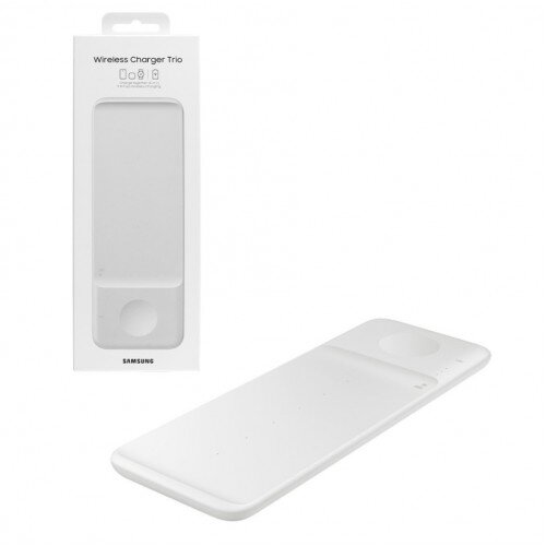 Bevielis įkroviklis Samsung "Trio" EP-P6300TWEGEU baltas 25W (su įkrovikliu ir laidu komplekte) / 100% Genuine / Bevielis įkroviklis Samsung "Trio" EP-P6300TWEGEU baltas 25W (su įkrovikliu ir laidu komplekte) / 100% Genuine /