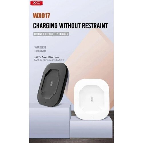 Bevielis įkroviklis XO "WX017" baltas 10W (skirta Airpods 2 / Airpods Pro) 3