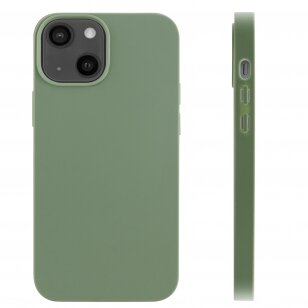 Dėklas BeHello Eco-friendly Gel Apple iPhone 13 žalias