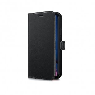 Dėklas BeHello Gel Wallet Apple iPhone 14 Pro Max juodas