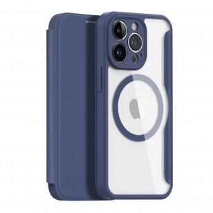 Dėklas Dux Ducis Skin X Pro Apple iPhone 15 mėlynas