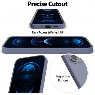 Dėklas Mercury Silicone Case Apple iPhone 11 levandos pilka