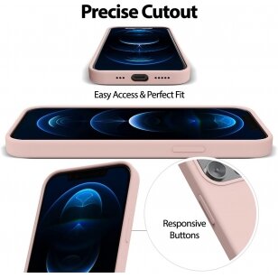 Dėklas Mercury Silicone Case Apple iPhone 11 rožinio smėlio