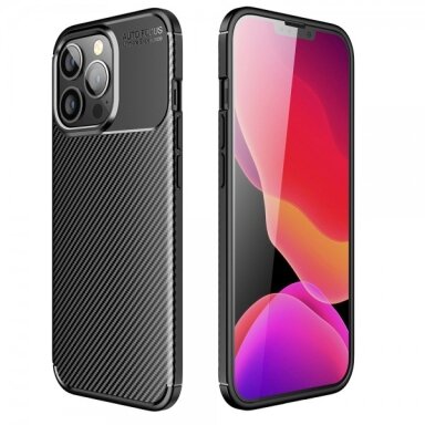 Dėklas "Carbon" skirtas Apple iPhone 16 Pro Max juodas