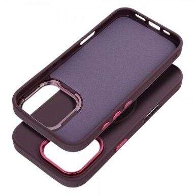 Dėklas "Frame Mag Cover" skirtas iPhone 17 Pro Max violetinis