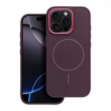 Dėklas "Frame Mag Cover" skirtas Samsung S942 S26 violetinis