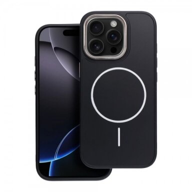 Dėklas "Frame Mag Cover" skirtas Samsung S947 S26 Plus juodas