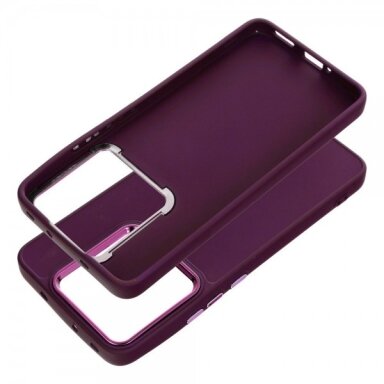 Dėklas "Frame" skirtas Apple iPhone 16 Pro Max violetinis