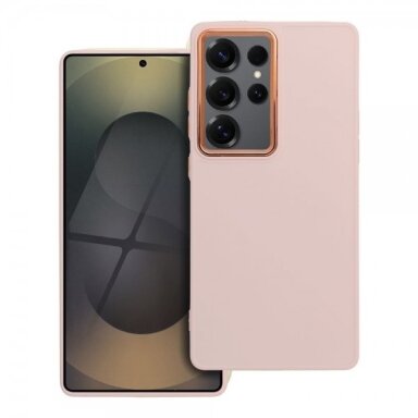 Dėklas "Frame" skirtas Samsung S937 S25 Edge rožinis