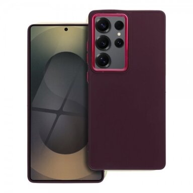 Dėklas "Frame" skirtas Samsung S937 S25 Edge violetinis