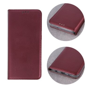 Dėklas "Smart Magnetic" skirtas Samsung A346 A34 5G raudono vyno