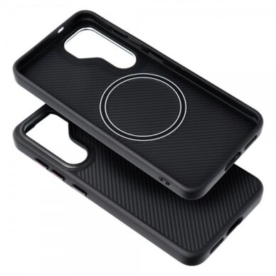 Dėklas "Carbon Elite Mag Cover" skirtas Samsung S948 S26 Ultra juodas 3 Dėklas "Carbon Elite Mag Cover" skirtas Samsung S948 S26 Ultra juodas 3