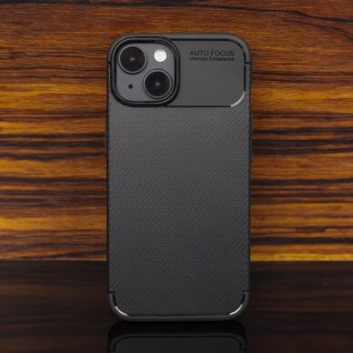 Dėklas "Carbon" skirtas Apple iPhone 16 Pro Max juodas 13