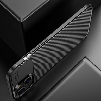 Dėklas "Carbon" skirtas Apple iPhone 16 Pro Max juodas 14