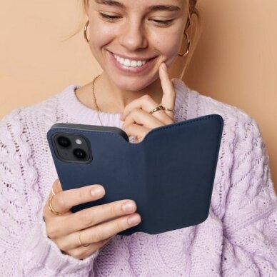 Dėklas "Dual Pocket" skirtas Samsung S931 S25 tamsiai mėlynas 4