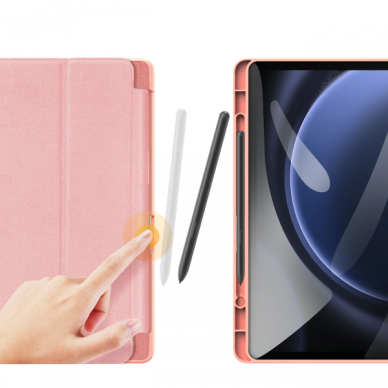 Dėklas Dux Ducis "Domo" skirtas Samsung X820/X826 (Tab S10 Plus) X810/X816 (Tab S9 Plus) X610/X616 (Tab S9 FE Plus) rožinis 3 Dėklas Dux Ducis "Domo" skirtas Samsung X820/X826 (Tab S10 Plus) X810/X816 (Tab S9 Plus) X610/X616 (Tab S9 FE Plus) rožinis 3