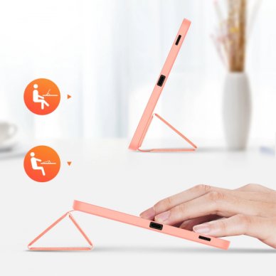 Dėklas Dux Ducis "Domo" skirtas Samsung X820/X826 (Tab S10 Plus) X810/X816 (Tab S9 Plus) X610/X616 (Tab S9 FE Plus) rožinis 4 Dėklas Dux Ducis "Domo" skirtas Samsung X820/X826 (Tab S10 Plus) X810/X816 (Tab S9 Plus) X610/X616 (Tab S9 FE Plus) rožinis 4