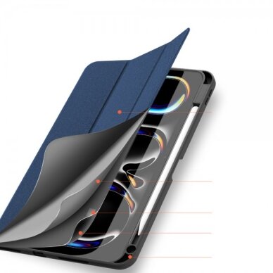 Dėklas Dux Ducis "Domo" skirtas Xiaomi Pad 6 / Pad 6 Pro mėlynas 9