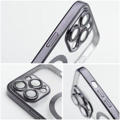 Dėklas "Electro Mag Cover" skirtas iPhone 17 juodas 5