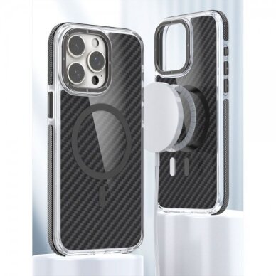 Dėklas "Fiber MagCase" skirtas iPhone 17 juodas