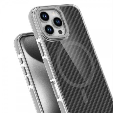 Dėklas "Fiber MagCase" skirtas iPhone 17 pilkas 3