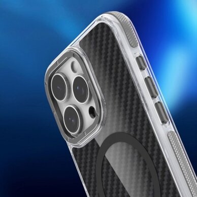 Dėklas "Fiber MagCase" skirtas iPhone 17 pilkas 4