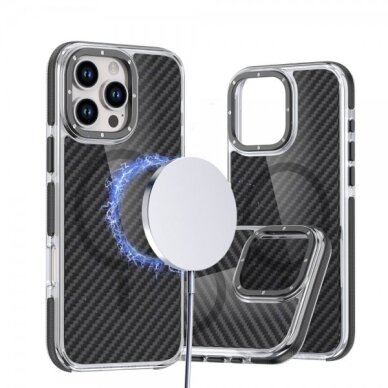 Dėklas "Fiber MagCase" skirtas iPhone 17 Pro Max juodas 1