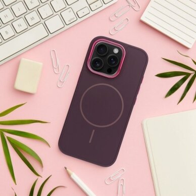 Dėklas "Frame Mag Cover" skirtas iPhone 17 violetinis 3