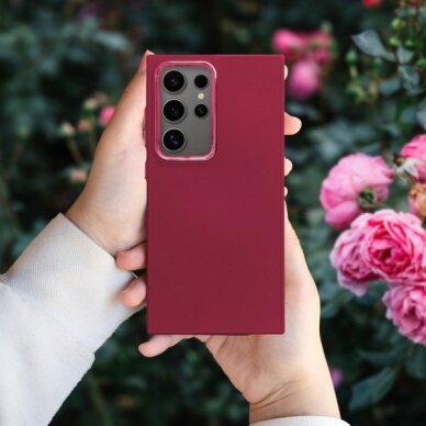 Dėklas "Frame" skirtas Samsung S937 S25 Edge raudonas 5