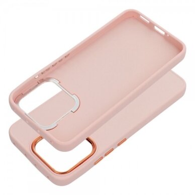 Dėklas "Frame" skirtas Samsung S937 S25 Edge rožinis 2