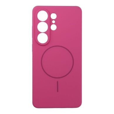 Dėklas "Magsafe Silicone" skirtas Samsung S948 S26 Ultra rožinis