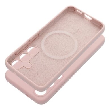 Dėklas "Magsafe Silicone" skirtas Samsung S948 S26 Ultra šviesiai rožinis 1