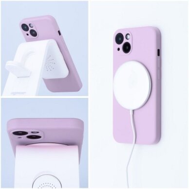 Dėklas "Silicone Mag Cover" skirtas Samsung S942 S26 rožinis 4